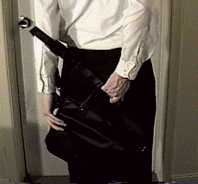 Catch the bag at the bottom