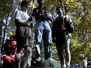 1st 3 winners standing on the podium.